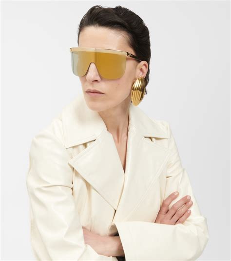 celine two tone flat top sunglasses